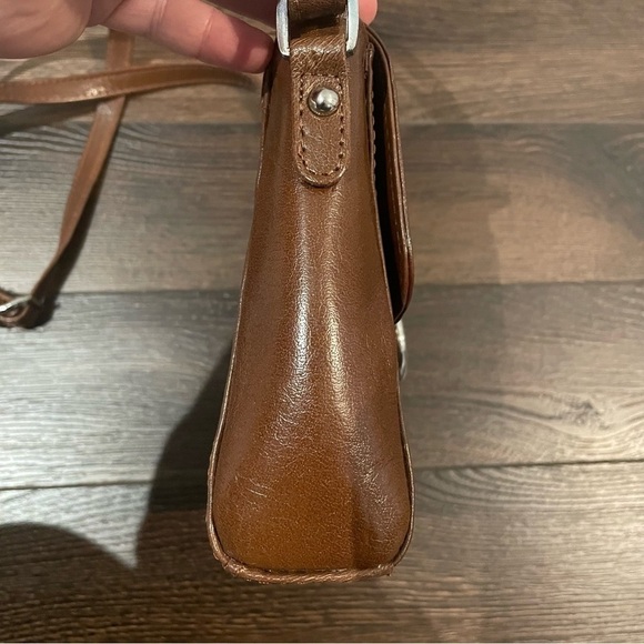 Ashwood Brown Leather Adjustable Crossbody Bag/Purse OS - Picture 5 of 15